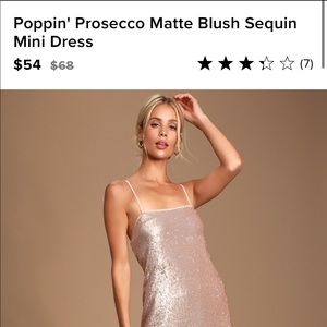 Lulus Sequin Dress